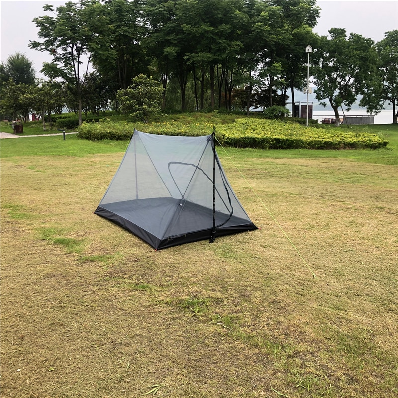 Cheap Goat Tents ST Outdoor Ultralight Summer Mesh 1 2 Person Mosquito Net Camping Tent Hiking Travel Equipment Tents 